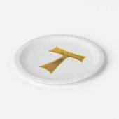 Assiettes En Carton Franciscan Tau (Angle)