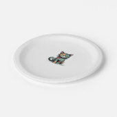 Assiettes En Carton FrankenCat T-shirt surdimensionné (Angle)