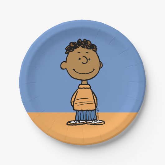 Assiettes En Carton Franklin Smiling (Devant)