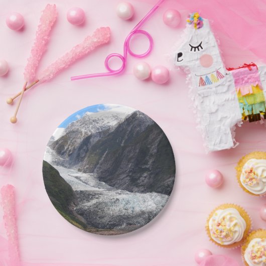 Assiettes En Carton Franz Josef Glacier, Nouvelle-Zélande (Fête)