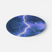 Assiettes En Carton Frappe éclair choquante (Angle)