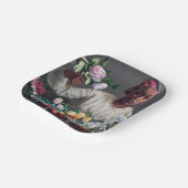 Assiettes En Carton Frédéric Bazille - Jeune femme aux pivoines (Angulaire)