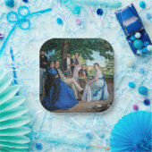 Assiettes En Carton Frédéric Bazille - La Réunion Familiale (Fête)