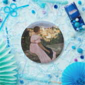 Assiettes En Carton Frederic Bazille - La robe rose (Fête)