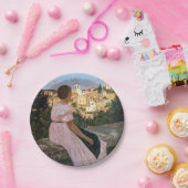 Assiettes En Carton Frederic Bazille - La robe rose (Fête)