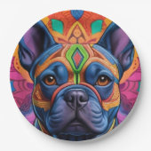 Assiettes En Carton Frenchie Fun (Devant)