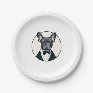 Assiettes En Carton Frenchie The Gentlemen