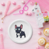 Assiettes En Carton Frenchie The Gentlemen (Fête)