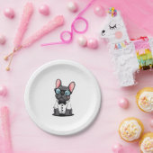 Assiettes En Carton Frenchie The Gentlemen Copy (5) (Fête)