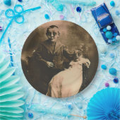 Assiettes En Carton Frères zombies (Fête)