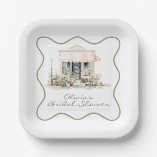 Assiettes En Carton Fresh off the Market Bridal Shower