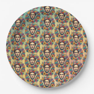 Assiettes En Carton Frida Kahlo