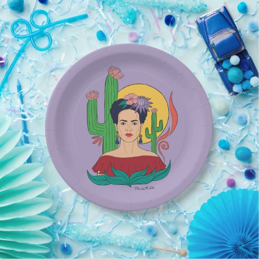 Assiettes En Carton Frida Kahlo Desert Graphic (Fête)