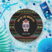 Assiettes En Carton Frida Kahlo | Dia De Los Muertos (Fête)