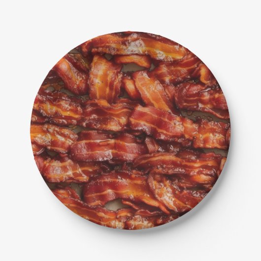 Assiettes En Carton Fried Bacon Breakfast Series (Devant)
