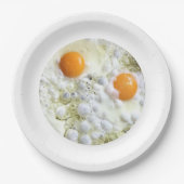 Assiettes En Carton Fried eggs (Devant)