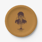 Assiettes En Carton FRODO™ MOUNT DOOM™ Tengwar Inscription Graphic (Devant)