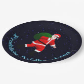 Assiettes En Carton Froehliche Weihnachten - Père Noël (Angle)