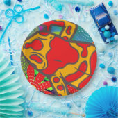 Assiettes En Carton Frogger (Fête)