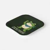 Assiettes En Carton Frogs Against Fascism Portland Frog Protest (Angulaire)