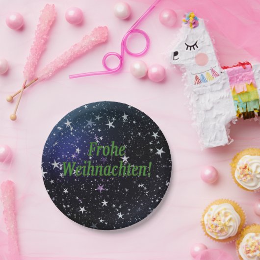 Assiettes En Carton Frohe Weihnachten ! Joyeux Noël dans le gf (Fête)