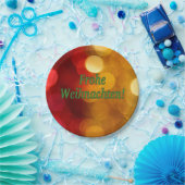 Assiettes En Carton Frohe Weihnachten ! Joyeux Noël en allemand gf (Fête)