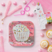 Assiettes En Carton Froid de vanille (Fête)