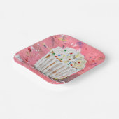 Assiettes En Carton Froid de vanille (Angulaire)