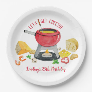 Assiettes En Carton Fromage Fondue Party