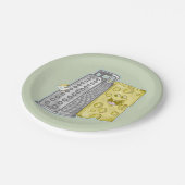 Assiettes En Carton Fromage râpé avec raidiste (Angle)