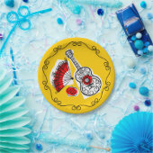 Assiettes En Carton Frontière des Souvenirs espagnols (Fête)