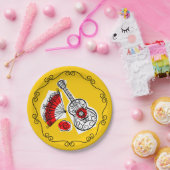 Assiettes En Carton Frontière des Souvenirs espagnols (Fête)