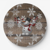 Assiettes En Carton Frosty Le Snowman (Devant)