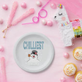 Assiettes En Carton Frosty the Snowman™ | Chilliest (Fête)
