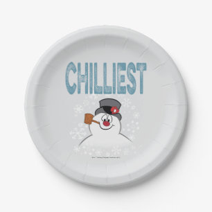 Assiettes En Carton Frosty the Snowman™ Chilliest