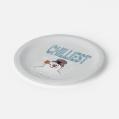Assiettes En Carton Frosty the Snowman™ | Chilliest (Angle)