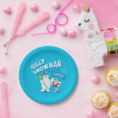 Assiettes En Carton Frosty the Snowman™ | "Silly Snowman" (Fête)