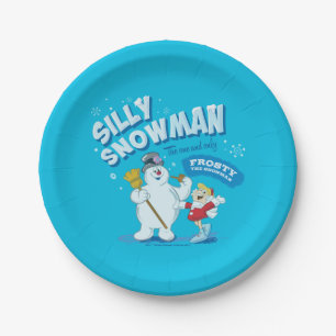 Assiettes En Carton Frosty the Snowman™   "Silly Snowman"