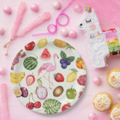 Assiettes En Carton Fruit (Fête)