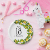 Assiettes En Carton Fruit au citron vert | Anniversaire (Fête)