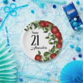 Assiettes En Carton Fruit aux pommes rouges | Anniversaire (Fête)