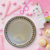 Assiettes En Carton Fruit de fraise, Wedgwood Etruria, papier c1900 (Fête)