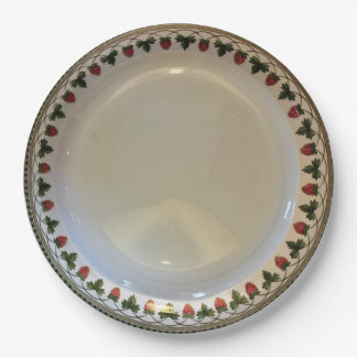 Assiettes En Carton Fruit de fraise, Wedgwood Etruria, papier c1900