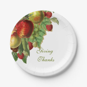 Assiettes En Carton Fruit de récolte