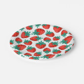 Assiettes En Carton Fruit Motif aux fraises sans joint (Angle)