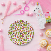 Assiettes En Carton Fruit seamless pattern | Fruit surface pattern 34 (Fête)