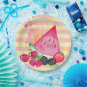 Assiettes En Carton Fruité (Fête)