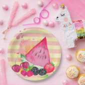 Assiettes En Carton Fruité (Fête)