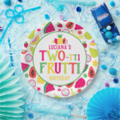 Assiettes En Carton Fruits à deux tti fête d'anniversaire 2 Anniversai (Fête)