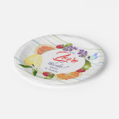 Assiettes En Carton Fruits aux agrumes | MERCI (Angle)